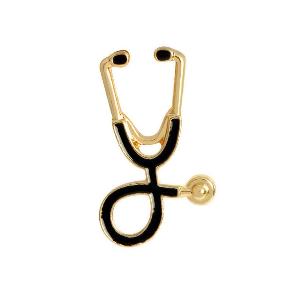 NWOT Adorable Gold Stethoscope Pin - Picture 7 of 12